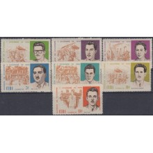 1966.64 CUBA MNH 1966. Ed.1404-10. SUCESOS DE NOVIEMBRE. LUCHA INSURRECCIONAL