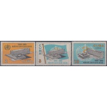 1966.57 CUBA MNH 1966. Ed.1339-41. OMS. ORGANIZACIÓN MUNDIAL DE LA SALUD