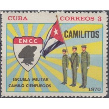 1970.46 CUBA MNH 1970 Ed. 1827 ESCUELAS MILITARES CAMILO CIENFUEGOS CAMILITOS.