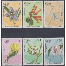 1980.45 CUBA MNH 1980 Ed.2686-91 FLORES SILVESTRE FLOWERS.