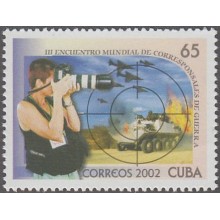 2002.176 CUBA MNH 2002 Ed.4594 CORRESPONSALES DE GUERRA FOTOGRAFO CORRESPONDENTS OF WAR PHOTOGRAPHER