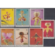 1971.70 CUBA MNH 1971 Ed.1862-68. ORQUIDEAS ORCHILD FLOWERS FLORES.