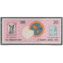 1985.70 CUBA MNH 1985. Ed.3091 XIII CONGRESO UPAEP UPAE. BLOCK 4.