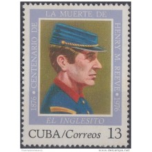 1976.60 CUBA MNH 1976. Ed.2322 HENRY REEVE EL INGLESITO INDEPENDENCE WAR.