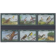1976.50 CUBA MNH 1976. Ed.2312-2317 AVES ENDEMICAS. BIRDS PAJAROS.