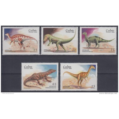 1999.100 CUBA MNH 1999. Ed.4331-35 ANIMALES PREHISTORICOS. DINOSAURIOS DINOSAUR