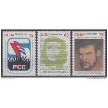 1997.80 CUBA MNH 1997. Ed.4216-18 30 ANIV MUERTE DE ERNESTO CHE GUEVARA.