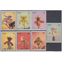 1972.63 CUBA MNH 1972. Ed.1919-25 ORQUIDEAS ORCHILD FLORES FLOWERS.