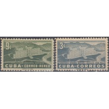 1954-199 CUBA REPUBLICA 1954 Ed.599-00 SANATORIO GENERAL BATISTA TOPES DE COLLANTES. MH. MEDICINE MEDICINA