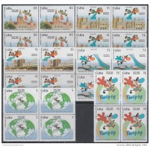 1999.88 CUBA MNH 1999 Ed.4351-54. 200 ANIV FELIPE POEY PECES FISH. BLOCK 4.