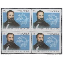 1999.91 CUBA MNH 1999 Ed.4373. 125 ANIV UPU. VON STEPHAN. BLOCK 4.