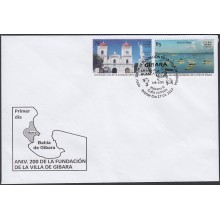 2017-FDC-1 CUBA 2017 MNH FDC. 200 ANIV FUNDACION DE GIBARA FOUNDATION.