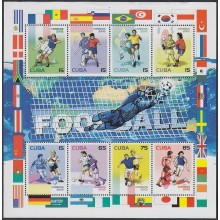 2002.80 CUBA MNH 2002 SPECIAL FORMAT  WORD CUP SOCCER.