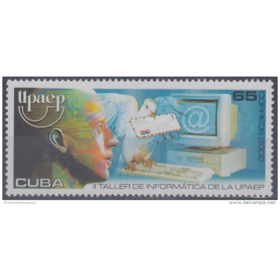 2002.20- * CUBA 2002. MNH. TALLER DE INFORMATICA DE LA UPAEP. COMPUTACION. PALOMA. PIGEON.