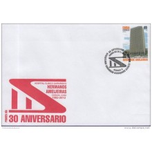2012-FDC-10 CUBA 2012 FDC HOSPITAL HERMANOS AMEIJEIRAS. MEDICINE. MADICINE.