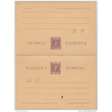 1898-EP-47 CUBA ESPAÑA SPAIN. 1898. 2c SPECIAL DELIVERY WITH RESPONSE. Ed.38 ALFONSO XIII.