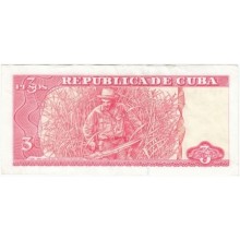2004-BK-128 CUBA 2004 3$ ERNESTO CHE GUEVARA. REEMPLAZO REPLACEMENT FZ RARE.
