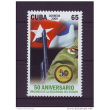 2009.36 CUBA 2009 COMPLETE SET MNH SECRET SERVICE SPIES. 50 ANIV SEGURIDAD DEL ESTADO. ESPIAS. G2.