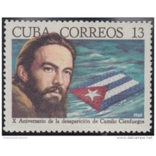 1969.78 CUBA 1969 MNH. Ed.1685. 10 ANIV MUERTE CAMILO CIENFUEGOS.