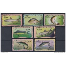1971.117 CUBA 1971 MNH. Ed.1889-95. PESCA DEPORTIVA, SPORTING FISHING PECES FISH.