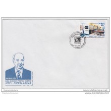 2010-FDC-17 CUBA 2010 FDC. 45 ANIV DEL MUSEO POSTAL CUBANO. JOSE.L GUERRA AGUIAR. CUBAN POSTAL MUSEUM.
