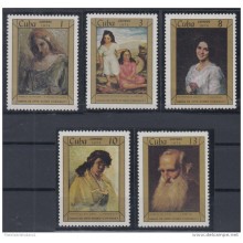 1974.76 CUBA 1974 MNH. Ed.2101-05. OBRAS DE ARTE MUSEO CAMAGUEY MUSEUM ART.
