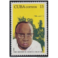 1974.78 CUBA 1974 MNH. Ed.2106. ANIV MUERTE AMILCAR CABRAL, GUINEA BISSAU CABO VERDE.