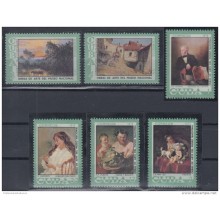 1974.81 CUBA 1974 MNH. Ed.2115-20. OBRAS DE ARTE MUSEO NACIONAL MUSEUM ART.