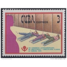 1976.74 CUBA 1976 MNH. Ed.2270. CONGRESO OBSTETRICIA GINECOLOGICA MEDICINA