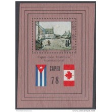 1978.91 CUBA 1978 MNH. Ed.2470. HF EXPO INTERNACIONAL CANADA CAPEX ARTE ART.