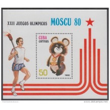 1980.56 CUBA 1980 MNH. Ed.2630. HF OLYMPIC GAMES MOSCU RUSSIA RUSIA OLIMPIADAS.