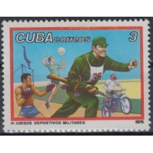 1976.88 CUBA 1976 MNH. Ed.2343. III JUEGOS DEPORTIVOS MILITARES SPORT MILITAR GAMES.