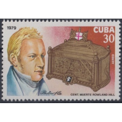 1979.119 CUBA 1979 MNH. Ed.2597. CENTENARIO MUERTE DE ROWLAND HILL PENNY BLACK.