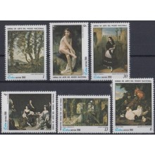 1980.66 CUBA 1980 MNH. Ed.2631-36. OBRAS DEL MUSEO NACIONAL DE BELLAS ARTES ART.