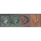 1855-167 CUBA ANTILLES SPAIN ESPAÑA.1855. Ed.Ant.1-3, 3. ANTILLES SET USED.