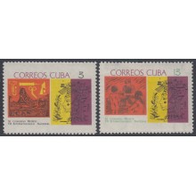 1966.83 CUBA 1966 MNH. Ed.1308-09. XI CONGRESO ESTOMATOLOGIA STOMATOLOGY MEDICINE.