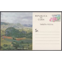 1961-EP-21 CUBA REPUBLICA 1961. 2c MOGOTES VIÑATES POSTAL STATIONERY UNSUED.