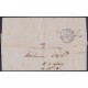 1857-H-294 CUBA SPAIN ISABEL II. 1857. Ant.7. 1859 STAMPLESS BAEZA REMEDIOS LOCAL TYPE.