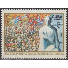 1985.93 CUBA Ed.3127. MNH. 1985. 25 ANIV DE LA DECLARACION DE LA HABANA.