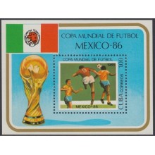 1985.96 CUBA Ed.3083. MNH. 1985. HF MEXICO COPA MUNDIAL DE FUTBOL. SOCCER WORLD CUP.