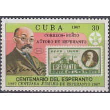 1987.81 CUBA Ed.3245. MNH. 1987. CENTENARIO DEL ESPERANTO ZAMEHOFF.