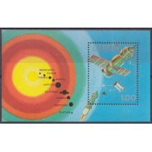 1988.106 CUBA. Ed.3345. 1988. MNH. HF COSMOS ASTRONAUTICS. PLANETAS Y NAVE ESPACIAL.