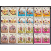 1986.120 CUBA. Ed.3200-05. 1986. MNH. ORQUIDEAS ORCHILD FLORES FLOWERS. BLOCK 4.