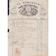 E6039 CUBA SPAIN ESPAÑA COLONIES 1871 INVOICE STORE DOMINICA + REVENUE RECIBOS Y CUENTAS. ALMACEN.