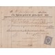 E6043 CUBA SPAIN ESPAÑA COLONIES 1878 RAILROAD INVOICE + REVENUE RECIBOS Y CUENTAS.