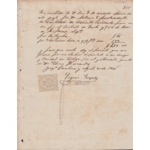 E6204 CUBA SPAIN ESPAÑA. 1876. SUGAR MILLS CAROLINA. REVENUE RECIBOS Y CUENTAS.