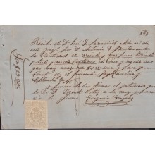 E6194 CUBA SPAIN ESPAÑA. 1876. SUGAR MILLS CAROLINA. REVENUE RECIBOS Y CUENTAS.