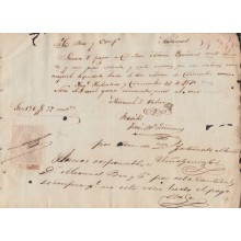 E6185 CUBA SPAIN ESPAÑA. 1884. SUGAR MILLS INDUSTRIA. REVENUE RECIBOS Y CUENTAS.