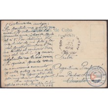 POS-1025 CUBA POSTCARD. 1924. AVENIDA DE LOS PRESIDENTES, VEDADO, HABANA.