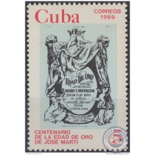 1989.57 CUBA 1989 MNH Ed.3511. CENTENARIO EDAD DE ORO. BOOK JOSE MARTI.